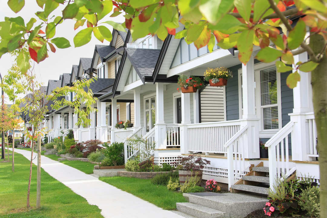 row of houses